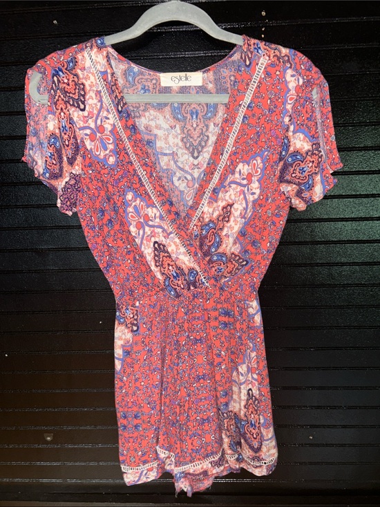 Estelle Pants - Estelle | Coral Paisley Romper